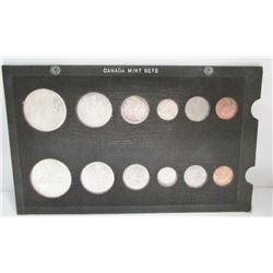 1961 & 1962 Canada Coin Mint Sets, 1 Holder