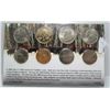 Image 2 : Complete 2005 Buffalo Coin Set - On Card - 8 Coins (2 Available