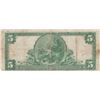 Image 2 : 1911 Portland Oregon USA $5 National Bank Note
