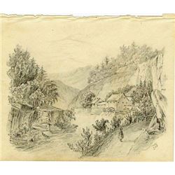 Including an Original Drawing of Sutter's Mill -A by a Recorded Artist of the Gold Rush and Pioneer 