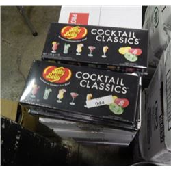 JELLY BELLY "COCKTAIL CLASSICS" GIFT BOXES - 6 X 125 GRAM BOXES - BB FEB 2015