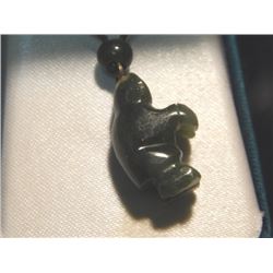 HAND CRAFTED JADE NECKLACE - INUIT