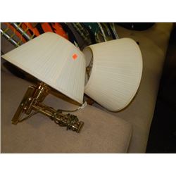 BRASS WALL LAMPS - 2