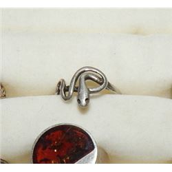 SILVER RING - VIPER - STAMPED 925