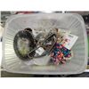 Image 1 : BIN OF ASSORTED JEWELRY