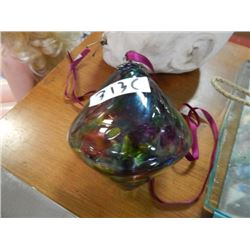 ART GLASS HANGING BALL