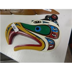 NATIVE CARVED PLAQUE - EAGLE - FREDRIKE