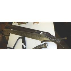 VIKING BROAD SWORD WITH SHEATH