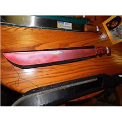 MACHETTE - 18" BLADE - WITH SHEATH - PAINTED PINK