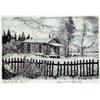 Image 1 : Lyman Byxbe (1886-1980.) Print. "Out of the Past."  3" x 5". Est. $75 - $125.…