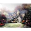 Image 1 : Thomas Kinkade (b.1958.) Print #645/1750. "Beyond Autumn Gate." 23.5" x 29". Est. $200 - $400.…