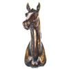 Image 1 : Earle E. Heikka (1910-1941.) Bronze Sculpture. "Horse Head." #5/100. Est. $500 - $750.…