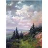 Image 1 : William Henry Bancroft (1860-1932.) Oil On Board. Landscape. 14" x 11". Est $1,000 - $2,000.…