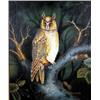 Image 1 : Bert Seabourn (Oklahoma Artist) (b.1931.) Oil on Canvas. Owl.  24" x 20". Est. $750 - $1,000.…