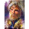 Image 1 : Sherry Gallagher. Pastel. Mountain man. 16" x 12". Est. $500-$750.…