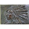 Image 1 : Henry Farny (1847 - 1916). Bronze Plaque Mounted on Board. Indian Head. 6.25" x 8.25". Est. $600 …