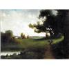 Image 1 : Charles Krautz (b.1899). Oil on Canvas. "Autumn." 12" x 16". Est. $500 - $750.…