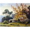Image 1 : M. N. Hodgson. Oil on Canvas. Homestead in Fall. 16" x 20". Est. $300 - $600. …