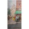 Image 1 : M. Marosea. Oil on Canvas. European Street Scene. 31" x 16". Est. $200 - $300.…