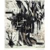 Image 1 : Unknown. Abstract Print. #89/120. Signature Illegible. 14" x 12". Est. $100 - $200.…