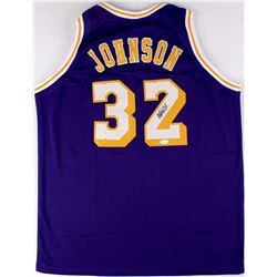 Magic Johnson Signed Lakers Jersey (JSA COA)