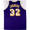 Image 1 : Magic Johnson Signed Lakers Jersey (JSA COA)
