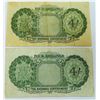 Image 2 : WORLD PAPER-BAHAMAS 4 SHILLING, 1953 X2