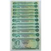 Image 1 : WORLD PAPER-BAHAMAS, $1 LOT OF 11 NOTES