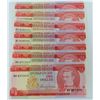 Image 1 : WORLD PAPER-BARBADOS $1 LOT OF 6