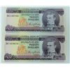 Image 1 : WORLD PAPER-BARBADOS $20 NOTES, LOT OF 2