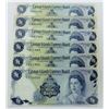 Image 1 : WORLD PAPER-CAYMAN ISLANDS LOT OF 6 $1