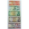 Image 1 : WORLD PAPER-EAST CARIBBEAN STATES LOT OF 5 NOTES