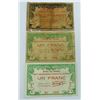 Image 1 : WORLD PAPER-FRENCH OCEANA LOT OF 3 NOTES 1943