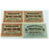 Image 1 : WORLD PAPER-LITHUANIA LOT OF 4 NOTES
