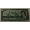 Image 1 : CANADA PAPER-1954 $1 DEVIL FACE UNC60