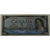 Image 1 : CANADA PAPER-1954 $5 DEVIL FACE AU