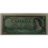 Image 1 : CANADA PAPER-1954 $1 *B/M NO FRONT PLATE NUMBER