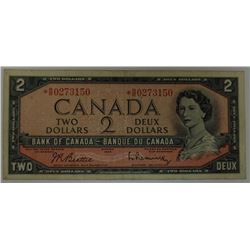 CANADA PAPER-1954 $2 *R/R REPLACEMENT