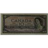 Image 1 : CANADA PAPER-1954 $10 TOUGH *B/V REPLACEMENT