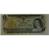 Image 1 : CANADA PAPER-1973 $1 *NP REPLACEMENT MISCUT