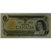 Image 1 : CANADA PAPER-1973 $1 AAX LAWSON