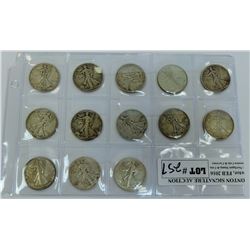 US COINS-WALKING LIBERTY HALF DOLLAR SET