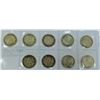 Image 2 : CANADA-SILVER HALF DOLLAR LOT 1910 TO 29