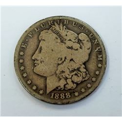 US COINS- 1888-S MORGAN DOLLAR KEY DATE