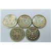 Image 2 : US COIN- MORGAN DOLLAR LOT OF 5