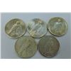Image 2 : US COINS-PEACE DOLLAR LOT OF 5