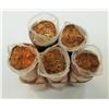 Image 1 : CANADA-1992 I CENT ORIGINAL MINT ROLLS LOT OF 5