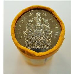 CANADA-2005 50 CENT ROLL, RARE SPECIAL WRAP