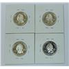 Image 2 : USA- PROOF SILVER STATE QUARTERS LOT OF 4