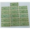 Image 2 : CANADA PAPER- 1954 $1 ASTERISK LOT OF 16